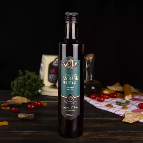 Natural Sızma Taş Baskı Zeytinyağı 500ml (Gurme Serisi)